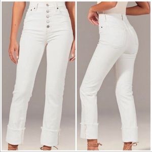 Abercrombie Ultra High Rise Straight Jeans